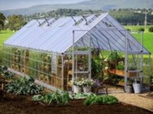 10' x 32' Palram Canopia Balance Silver Extra-Large Greenhouse (3.04m x 9.64m)