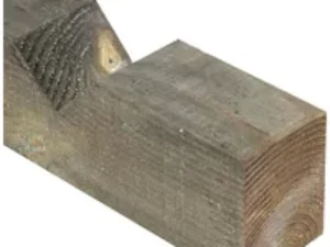 2.4m x 125mm x 100mm (3 x Notches) Post