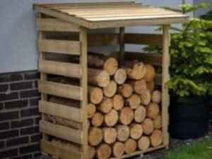 3'2 x 2'8 Forest Pent Small Logstore (1m x 0.8m)