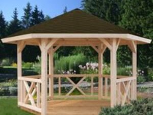 3.3x3.3m (11'x11') Palmako Betty Garden Pavilion - Luxury Gazebo