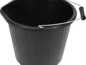 3 Gallon Black Bucket