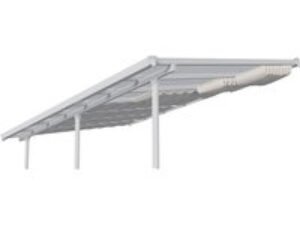 3m x 3.05m Palram Canopia Patio Cover Roof Blinds - White