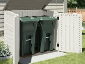 4 x 3 Suncast Resin Kensington Six Store - Plastic Garden Storage