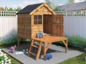 4x4 Mercia Snug Tower Kids Wooden Playhouse