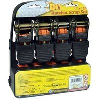 4 x Ratchet Strap Set