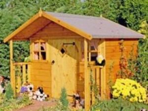 6' x 5'6 Shire Cubby Childrens/ Kids Wooden Garden Playhouse