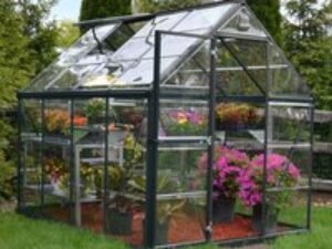 6' x 8' Palram Canopia Harmony Grey Greenhouse (1.85m x 2.47m)