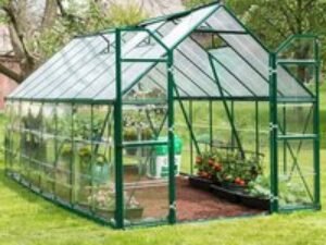 8' x 16' Palram Canopia Balance Green Greenhouse (4.87m x 2.44m)