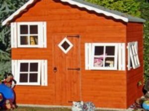8' x 5'6 Shire Loft Childrens/ Kids Wooden Garden Playhouse