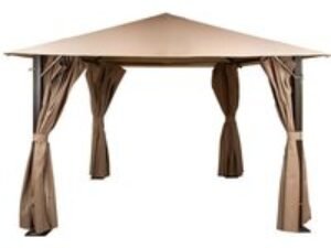 8' x 8' Glendale Venice Heavy Duty Gazebo - Mocha (2.5m x 2.5m)