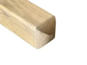 90mm x 90mm Ribbed Post
