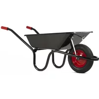 Black Navvy 85Ltr Wheel Barrow Pneumatic Tyre