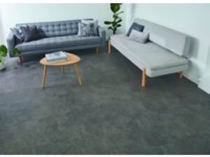 Black Stone Effect Vinyl Flooring Karndean Van Gogh Volcanic Black Gluedown VGT2406 Microbevelled Edge Glue Down 610mm x 457mm x 3mm