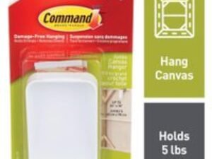 Command White Jumbo Canvas Picture Hanger