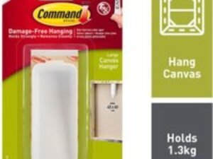 Command White Large Canvas Picture Hanger
