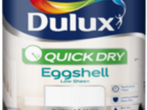 Dulux Quick Dry Eggshell Pure Brilliant White, 2.5L