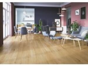 Engineered Oak Flooring Natura Stornoway 14mm 1 Strip Microbevelled Edge Textured Natural Oil Finish 2200mm x 155mm x 14mm