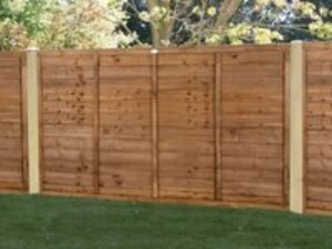 Forest 6' x 4' Brown Pressure Treated Super Lap Fence Panel (1.83m x 1.22m)