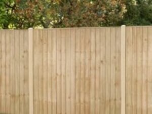 Forest 6' x 6' Pressure Treated Vertical Closeboard Fence Panel (1.83m x 1.85m)