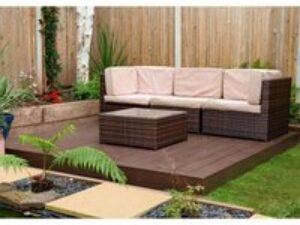 Forest 8' x 8' Composite Decking Kit - Brown (2.4m x 2.4m)