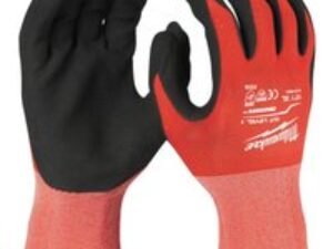 Milwaukee Cut Level 1 Dipped Work Gloves Black / Red XL Pack of 1