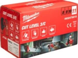 Milwaukee Cut Level 3 Dipped Work Gloves Black / Red 2XL Pack of 144