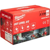 Milwaukee Cut Level 3 Dipped Work Gloves Black / Red 2XL Pack of 144