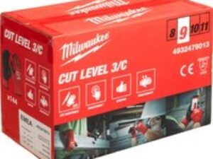 Milwaukee Cut Level 3 Dipped Work Gloves Black / Red L Pack of 144