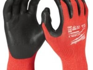 Milwaukee Cut Level 3 Dipped Work Gloves Black / Red XL Pack of 1