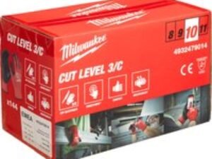 Milwaukee Cut Level 3 Dipped Work Gloves Black / Red XL Pack of 144