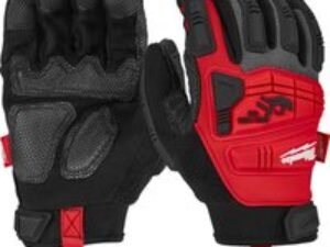 Milwaukee Impact Demolition Work Gloves Black / Red L
