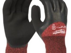 Milwaukee Winter Lined Cut Level 3 Work Gloves Black / Red S Pack of 72