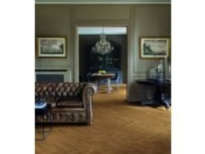 Oak Effect Waterproof Laminate Flooring Quickstep Impressive Patterns Chevron Oak Brown IPA4162 8mm Microbevelled (length only) Edge Uniclic Textured Surface