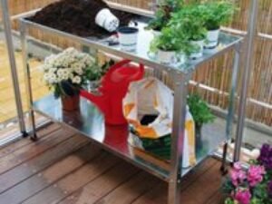 Palram Canopia Greenhouse Adjustable Workbench