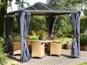 Palram Canopia Palermo 3000/ 3600 Gazebo Curtains