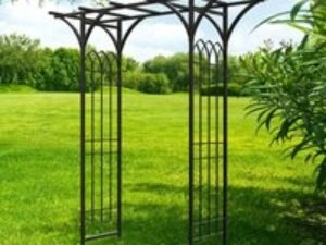 Panacea Gothic Metal Garden Arch 6'9 x 3'9
