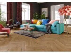 Parquet Flooring Oak Flooring Natura Herringbone Mainland 14mm Herringbone Microbevelled Edge Textured Matt Lacquer Finish 660mm x 110mm x 14mm