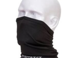 Portwest Anti Microbial Multiway Scarf Black One Size