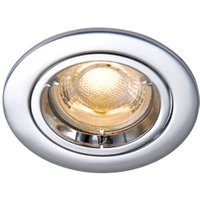 Saxby GU10 Chrome Cast Fixed Downlight - 50W