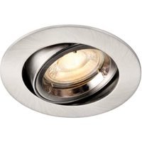 Saxby GU10 Satin Nickel Cast Adjustable Downlight - 50W
