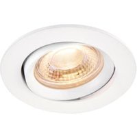 Saxby Integrated LED Adjustable Matt White Downlight