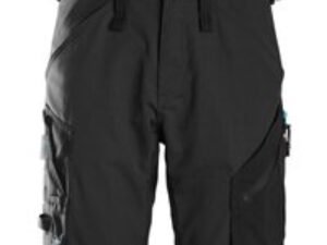 Snickers 6112 Mens Litework 37.5 Work Shorts Black / Navy 38