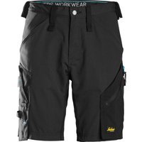 Snickers 6112 Mens Litework 37.5 Work Shorts Black / Navy 47