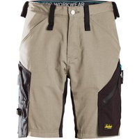Snickers 6112 Mens Litework 37.5 Work Shorts Khaki / Black 41