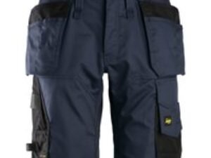 Snickers 6151 Mens Allround Work Stretch Loose Fit Holster Pockets Shorts Navy Blue 31