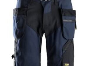 Snickers 6904 Mens FlexiWork Comfort Holster Pocket Shorts Navy / Black 36