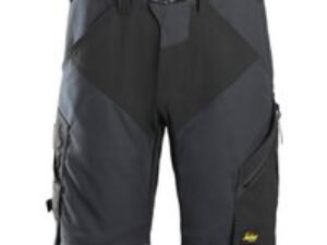 Snickers 6914 Mens FlexiWork Comfort Shorts Grey / Black 41