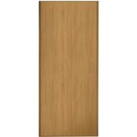 Spacepro Sliding Wardrobe Door Oak Frame & Panel - 2220 x 610mm