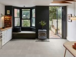 Stone Effect Vinyl Flooring Polyflor Camaro RigidCore Pearl Micro Terrazzo 4153 Microbevelled Edge Rigid Core Click 610mm x 305mm x 5.5mm