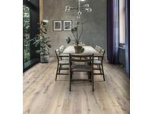 White Engineered Oak Flooring Kahrs Boardwalk Luce 15mm 1 Strip Microbevelled Edge Textured Natural Oil Finish 2420mm x 187mm x 15mm